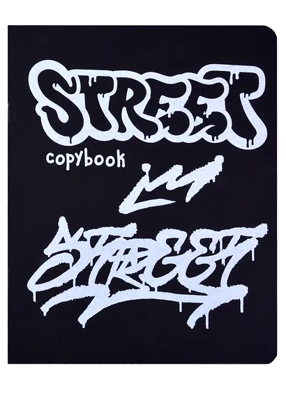 Тетрадь в клетку Listoff, "Total Black. Quotes", 48 листов, в ассортименте - фото 1