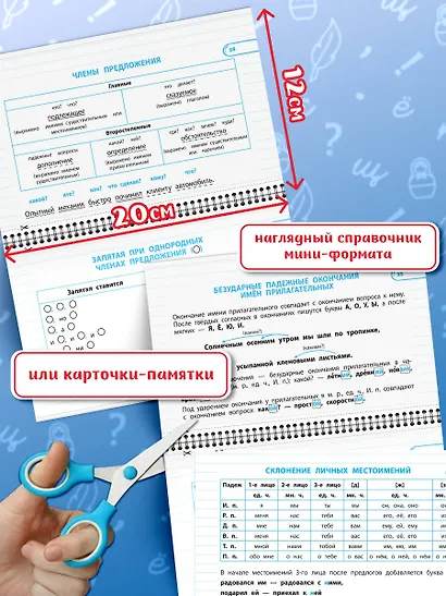 Правила по русскому языку. 1-4 классы. Наглядные схемы и таблицы - фото 4