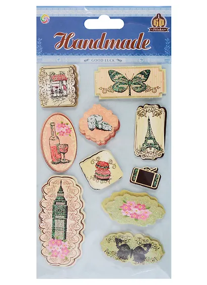 Наклейки бумажные, Европа 126 - фото 1