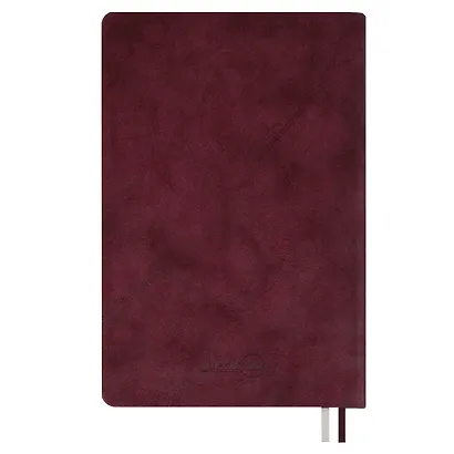 Ежедневник дат. 2026г. А5 176л "Тиволи глосс" бордовый, кожзам, тв.переплет, блинт.тиснение, офсет, справ.мат-лы, вырубка, закругл.углы, 2 ляссе, инд.уп - фото 13