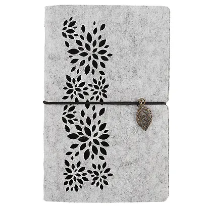 Записная книжка «Ноутбук», серый фетр, 96 листов, А6 - фото 1