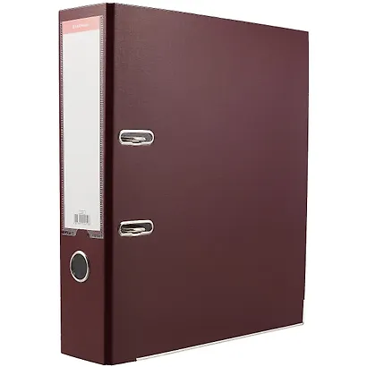 Папка архивная 70мм А4 "Business" арочн.механизм, бордовый - фото 1
