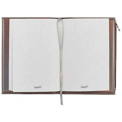 Ежедневник Escalada «Шевро», стальной, недатированный, 96 листов, А5 - фото 4