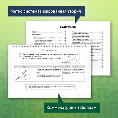 Геометрия. 7-11 классы. Школьный курс в наглядных таблицах - фото 4