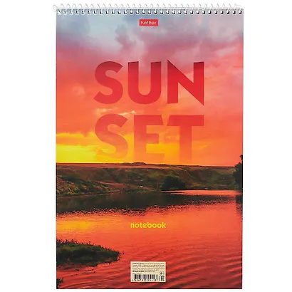 Блокнот в клетку «Sunset», 80 листов, А4 - фото 1