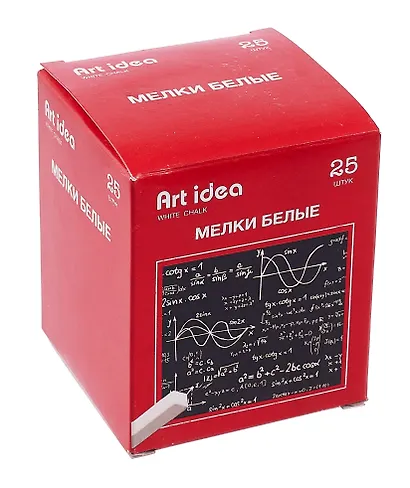 Мелки белые 25 штук, Art idea - фото 1