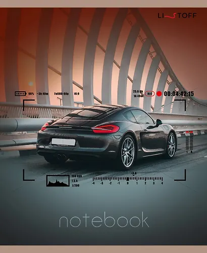 Тетрадь в клетку Listoff, "Скорость и драйв", 48 листов, в ассортименте - фото 3