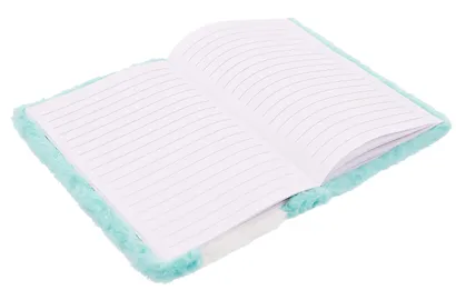 Книга для записей А5 96л лин. "Лапка" с мехом, ассорти - фото 5