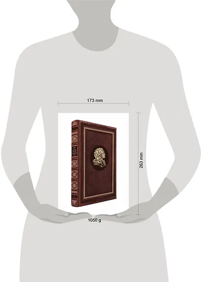 Великий магистр российского трона. Книга в коллекционном кожаном переплете ручной работы с портретом автора и торшонированным и вызолоченным обрезом - фото 3