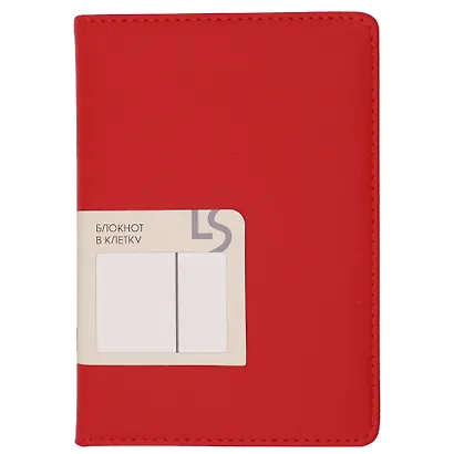 Записная книжка А6+ 136л кл. "Maple. Red" иск.кожа с поролоном, ляссе, скругл.углы, инд.уп. - фото 3