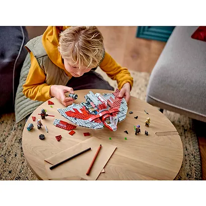 LEGO Star Wars: Джедайский шаттл T-6 Асоки Тано, 599 деталей (75362) - фото 9