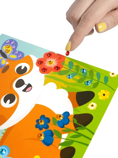 Набор для творчества. Рисунок из страз "Лисёнок" - фото 4