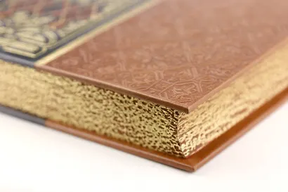 Русская история К.Н. Бестужева-Рюмина. Книга в коллекционном кожаном инкрустированном переплете ручной работы с окрашенным и золочёным обрезом - фото 11