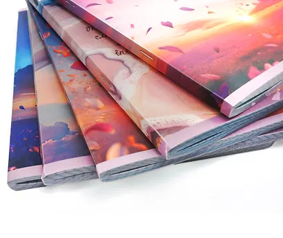 Тетрадь 96л кл. "Поэзия" пласт.обложка, печать, выб.лак, поля - фото 5