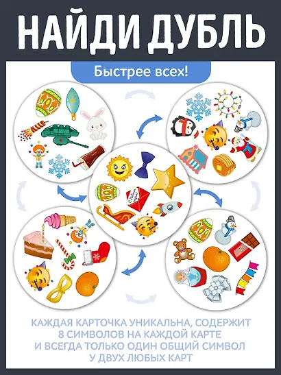 Настольная игра "Дубль 3. Праздничная" - фото 3