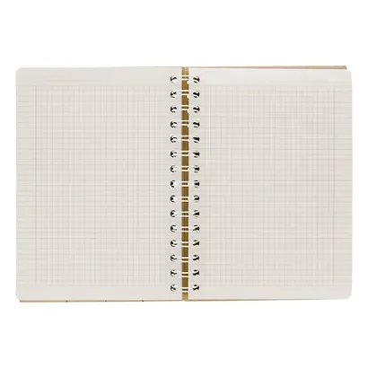 Тетрадь «April», 120 листов в клетку, тюльпаны, спираль - фото 2