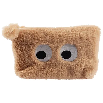 Косметичка на молнии Мордочка с глазками (иск.мех) (21х12) (ПВХ бокс) - фото 5