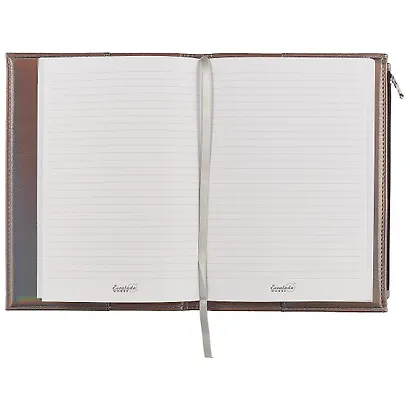 Ежедневник Escalada «Шевро», стальной, недатированный, 96 листов, А5 - фото 3