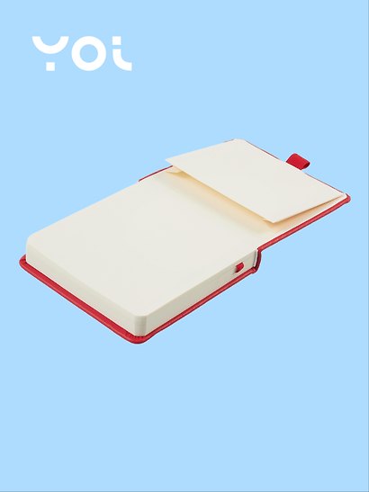 Скетчбук 12*12 80л "Yoi" красный, 140г/м2, слоновая кость, тв.обл., Yoi - фото 3