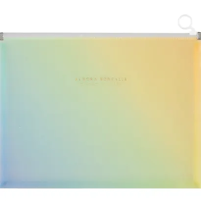 Папка на молнии А4 "Aurora Borealis" с расширением, ассорти - фото 5