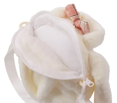 Сумочка плюшевая Зайка Kawaii с фруктом (23х23) (12-11711А-202406-13) Bookvalno - фото 5