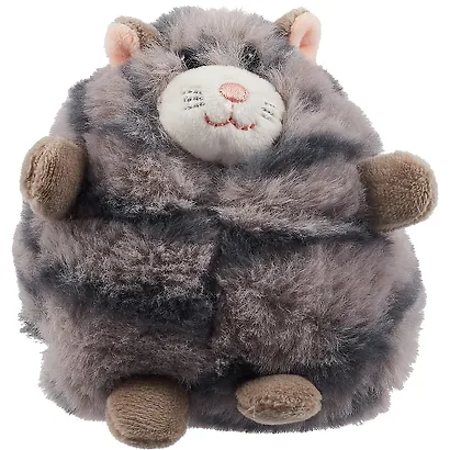 Игрушка мягкая, Котик-толстяк серый в крафт коробке (12-01568-C00-111) - фото 2