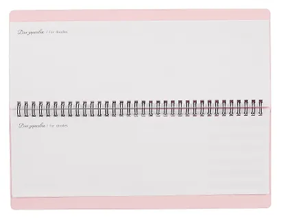 Планинг недат. 64л. "Наппа. Сакура" кожзам, мягк.преплет, тиснение фольгой, офсет, полускр.евроспираль - фото 8