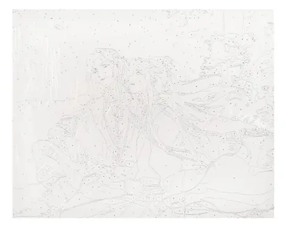 Картина по номерам на подрамнике 40х50 см. Благословение небожителей.Звездное небо - фото 3