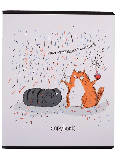 Тетрадь в клетку Феникс+, "Забавные коты", 48 листов, в ассортименте - фото 6