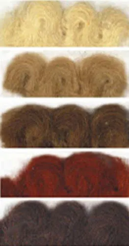 Набор для творчества, Набор кукольных волос De Witte Engel 25г, 5 цветов по 10см W70897 - фото 1