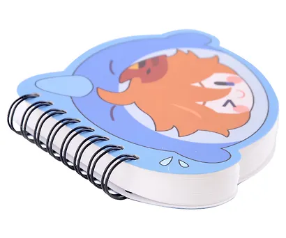 Блокнот 11*10 "Teyvat Zoo Themed Tartaglia" спираль - фото 4