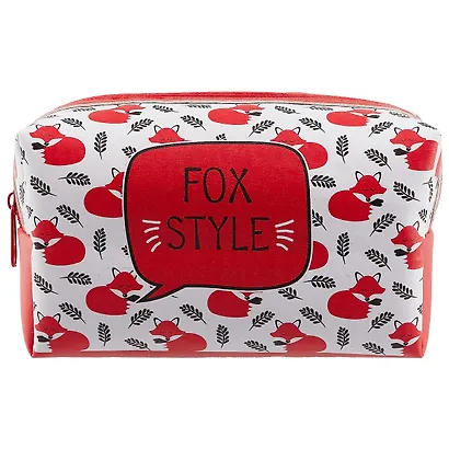 Косметичка на молнии Fox style (16х8) (ПВХ бокс) - фото 2