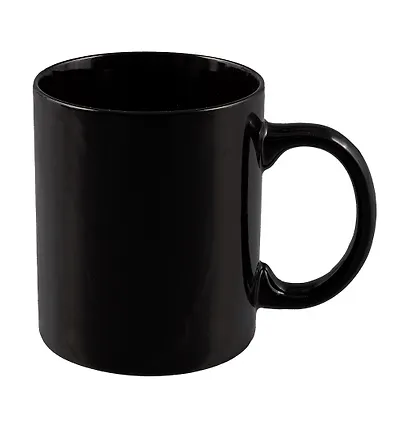 Кружка Личность (черная) (керамика, деколь) (330мл) - фото 2