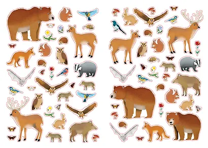 Моя книга наклеек. Природа - фото 4