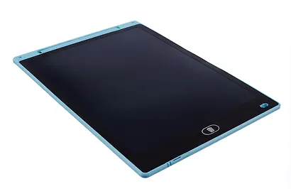 Графический планшет. Синий (12 дюймов, стилус, батарейка CR2025) - фото 4