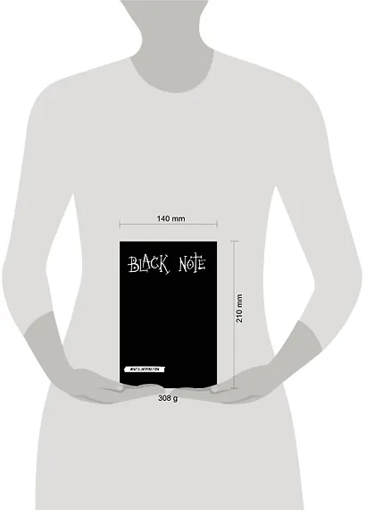Креативный блокнот с черными страницами Black Note, 96 листов, мягкая обложка - фото 5
