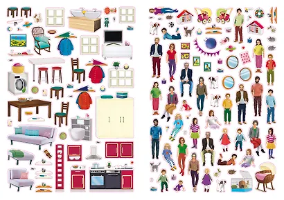 Мой большой дом наклеек. 500 наклеек - фото 5