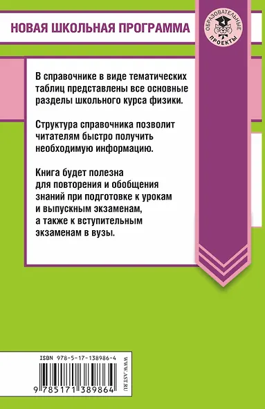 ЕГЭ. Физика в таблицах и схемах для подготовки к ЕГЭ - фото 2