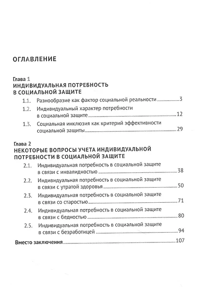 Индивидуальная потребность в социальной защите: от лица к человеку: монография - фото 2