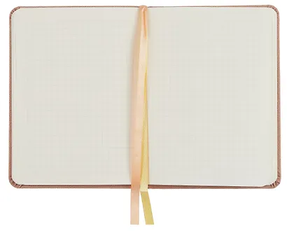 Записная книжка А6 80л кл. "GALLERY. Пудровый (NEW)" иск.кожа с поролоном, термотиснение, ляссе, скругл.углы, инд.уп. - фото 3