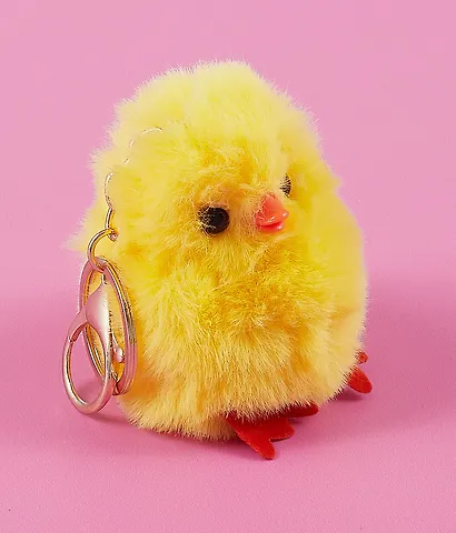 Брелок-помпон Цыпленок (иск.мех) (7см) (12-01305-202406-4) Bookvalno - фото 2