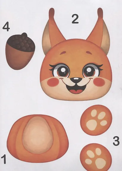 Большие aппликации для малышей. Животные - фото 2