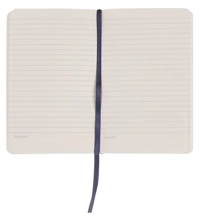 Записная книга А6 80л лин. "Elegance" синяя, инт.переплет, Schiller - фото 3