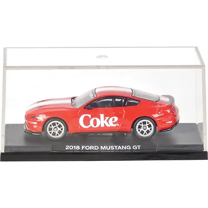 450030 Машинка литая коллекционная Motor City - Die-сast модель Coca-Cola 2018 Ford Mustang GT, масштаб 1:64 (металлическая), возраст 14+ - фото 3