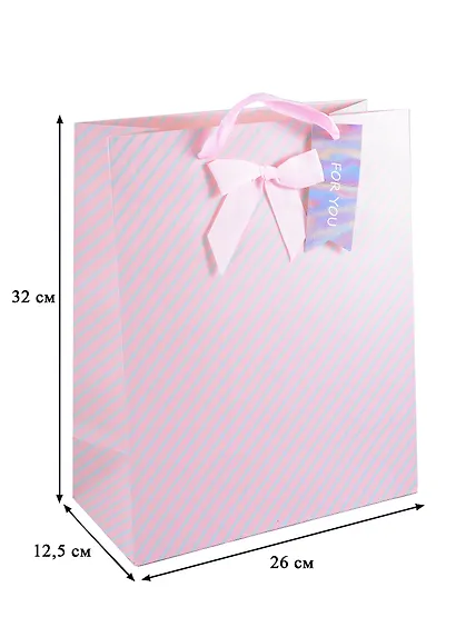 Пакет А4 32*26*12,5 "Multicolor" нейтр. бум.мат.ламинат - фото 2