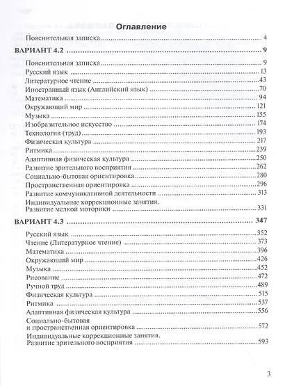 Примерные рабочие программы по учебным предметам и коррекционным курсам НОО слабовидящих обучающихся. Варианты 4.2, 4.3. 3 класс - фото 2