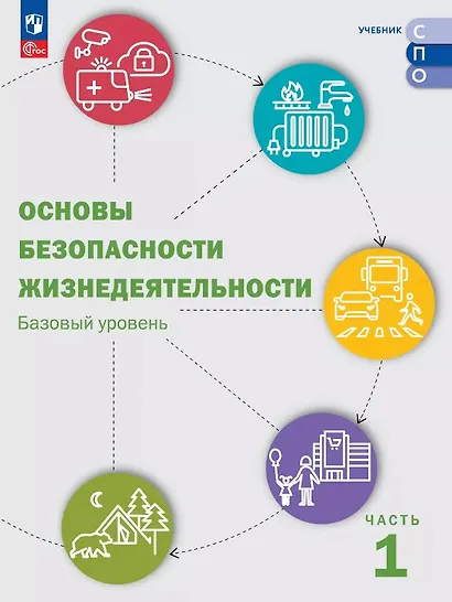 Основы безопасности жизнедеятельности. Базовый уровень. Учебник для СПО. В двух частях. Часть 1. ФГОС 2021 - фото 1