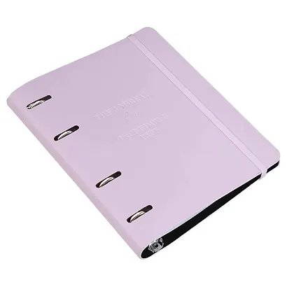 Тетрадь на кольцах в клетку Infolio, Journal, 120 листов, сиреневая - фото 4