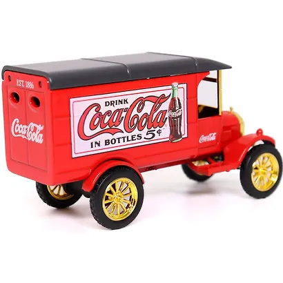 443026 Машинка литая коллекционная Motor City Classics - Die-сast модель по лицензии Coca-Cola 1926 Ford Model TT Delivery Van, масштаб 1:43 - фото 4