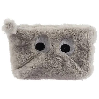 Косметичка на молнии Мордочка с глазками (иск.мех) (21х12) (ПВХ бокс) - фото 4